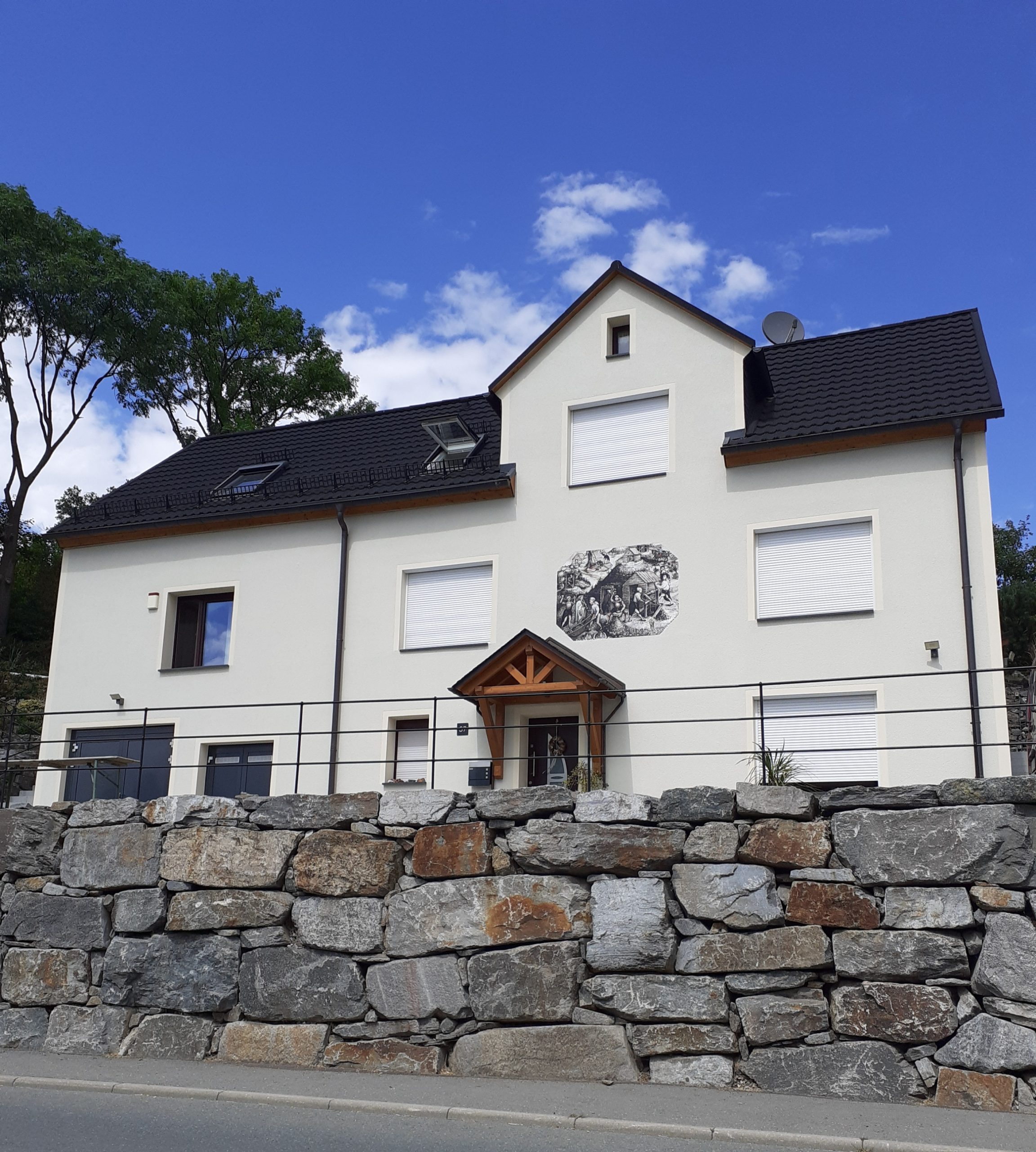 53+ Klaffenbach Hauptstraße Gartenanlage, Beseitigung von einsenkung